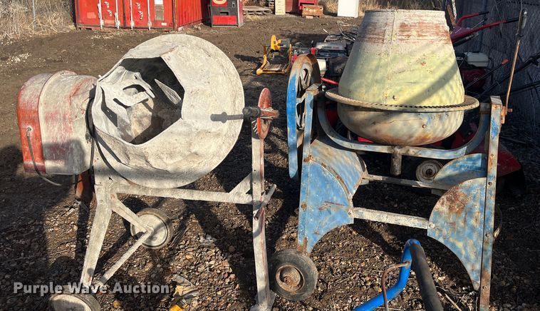 image for item MN9498 (2) concrete mixers