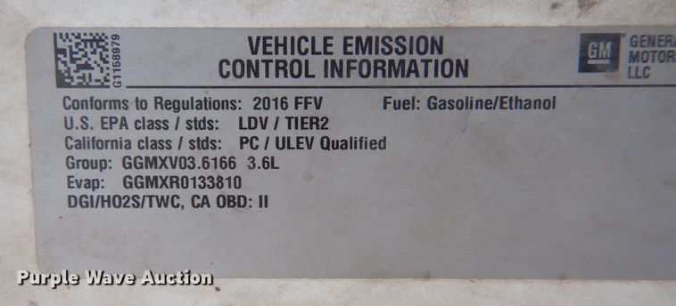 image for item MP9045 2016 Chevrolet Impala