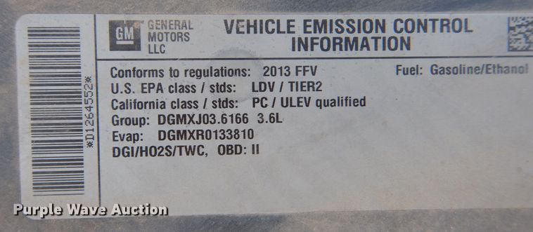 image for item MP9047 2013 Chevrolet Impala