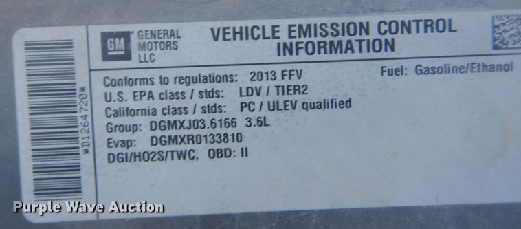 image for item MP9048 2013 Chevrolet Impala