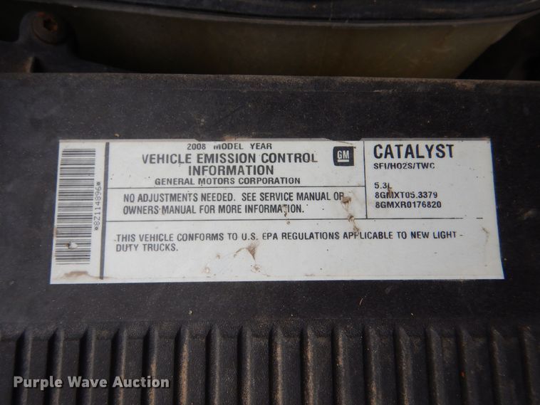 image for item MP9057 2008 Chevrolet Silverado 1500  Ext. Cab pickup truck