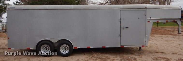 image for item MT9822 2011 Titan GN-140-8-22  enclosed cargo trailer