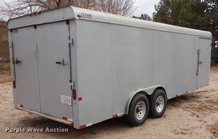 image for item MT9822 2011 Titan GN-140-8-22  enclosed cargo trailer