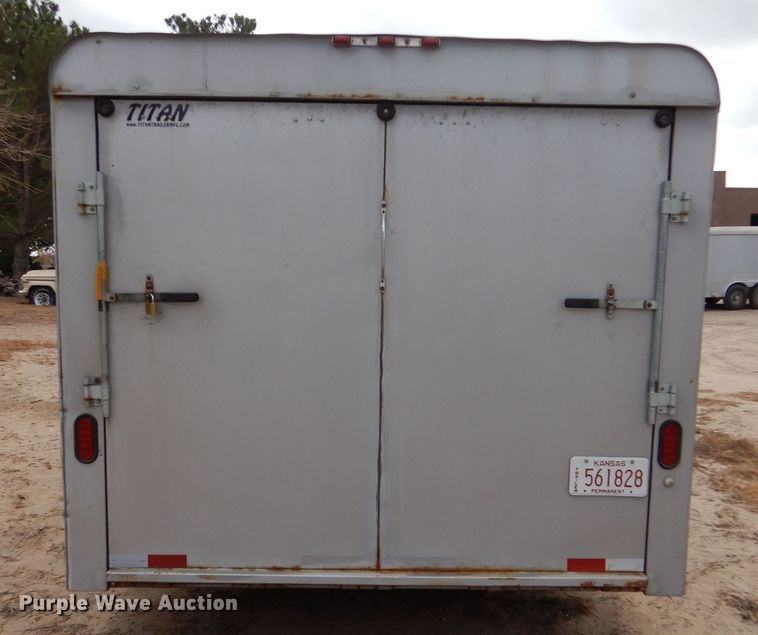 image for item MT9822 2011 Titan GN-140-8-22  enclosed cargo trailer