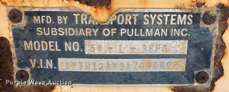 image for item DK6474 1980 Trailmobile 50-L-3FSG oilfield trailer