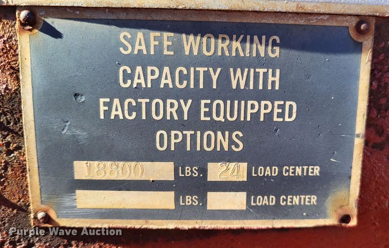 image for item DO3530 1971 Taylor Y-20-BW0  forklift