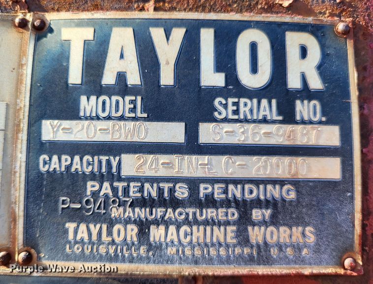 image for item DO3530 1971 Taylor Y-20-BW0  forklift