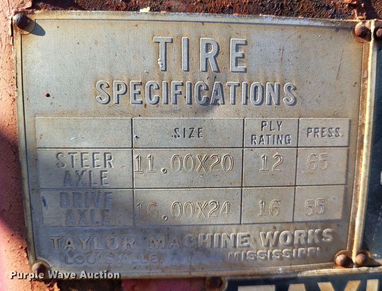 image for item DO3530 1971 Taylor Y-20-BW0  forklift