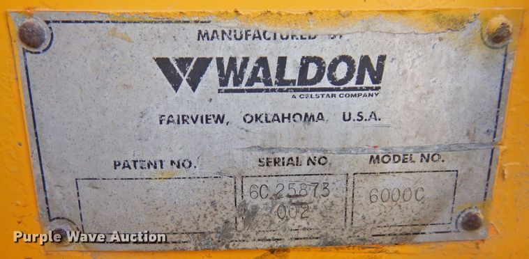 image for item DR8107 1998 Waldon 6000C  wheel loader