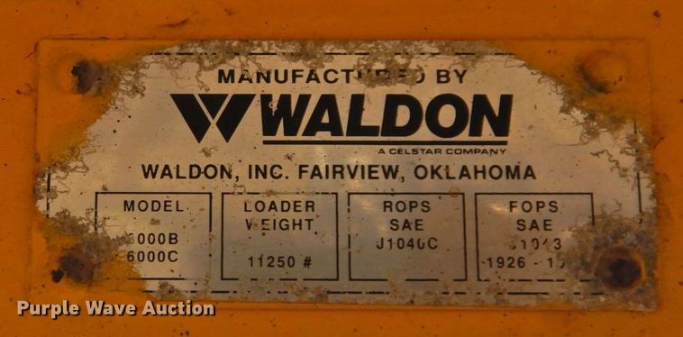 image for item DR8107 1998 Waldon 6000C  wheel loader