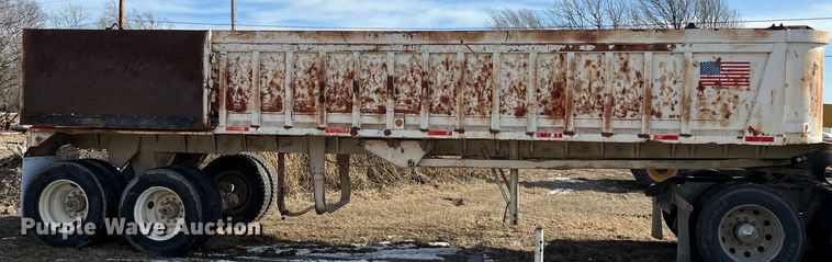 image for item ID9363 1990 Lufkin LWD 31  end dump trailer