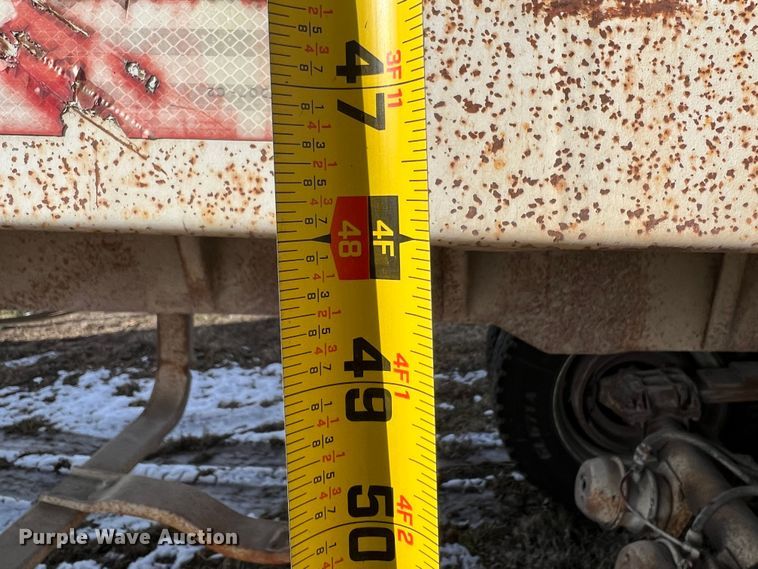 image for item ID9363 1990 Lufkin LWD 31  end dump trailer