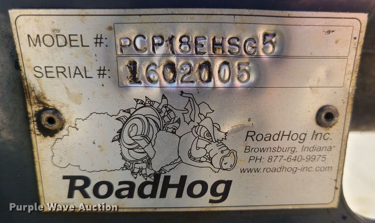 image for item JG9556 Roadhog PCP18EHSG5  skid steer cold planer