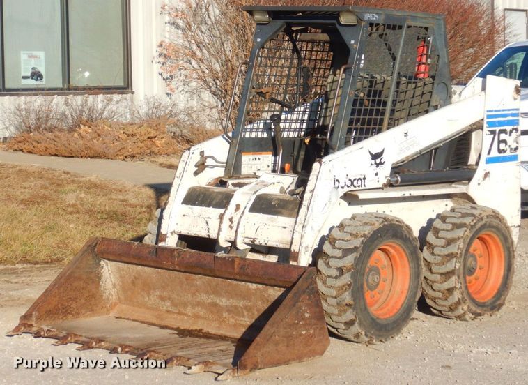 image for item JK9152 1996 Bobcat 763  skid steer loader