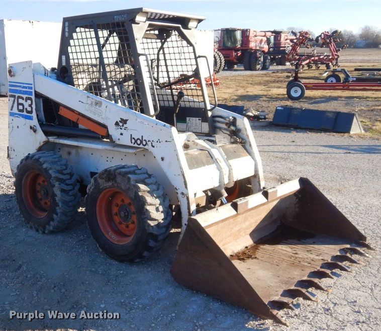image for item JK9152 1996 Bobcat 763  skid steer loader