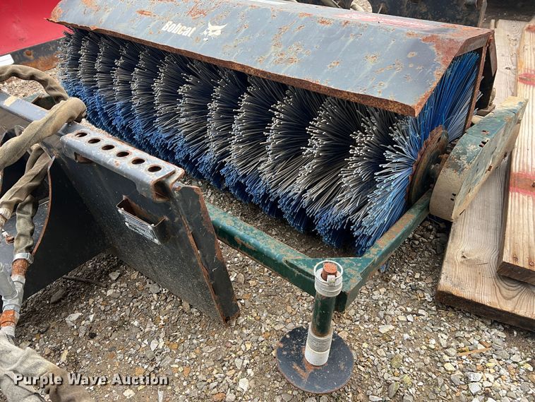 image for item JU9700 Bobcat 48 Angle Broom  compact utility loader broom