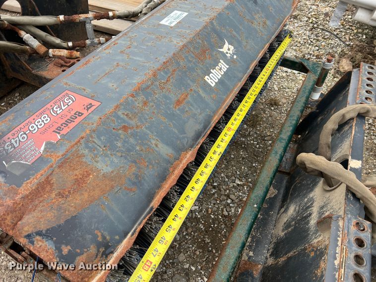 image for item JU9700 Bobcat 48 Angle Broom  compact utility loader broom
