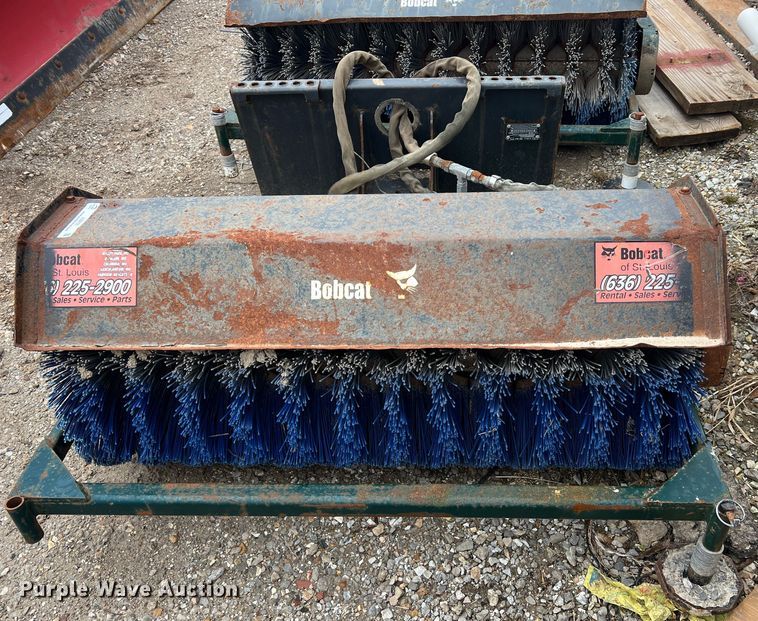 image for item JU9701 2008 Bobcat 48 Angle Broom  compact utility loader broom