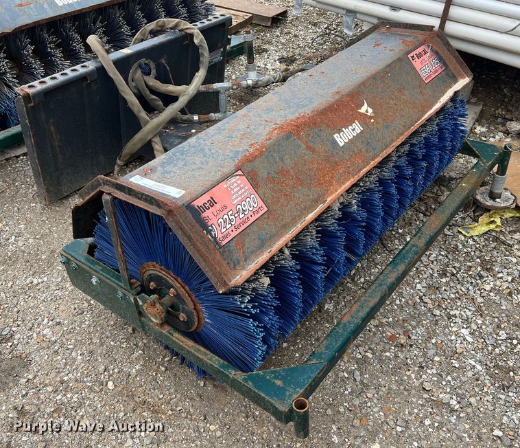 image for item JU9701 2008 Bobcat 48 Angle Broom  compact utility loader broom