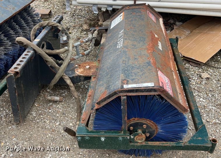 image for item JU9701 2008 Bobcat 48 Angle Broom  compact utility loader broom