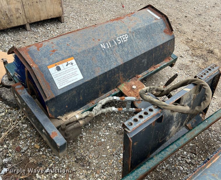 image for item JU9701 2008 Bobcat 48 Angle Broom  compact utility loader broom