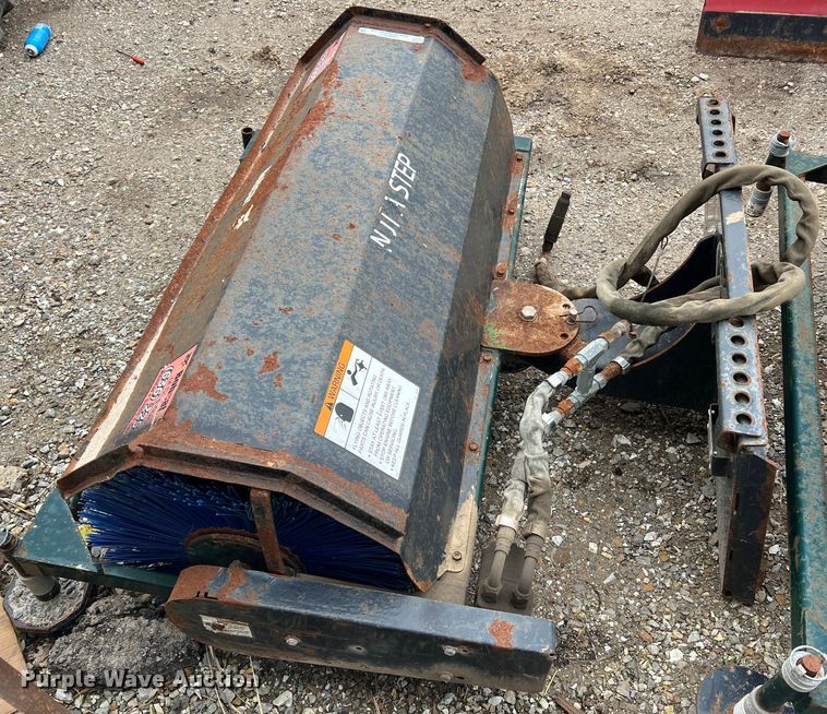 image for item JU9701 2008 Bobcat 48 Angle Broom  compact utility loader broom