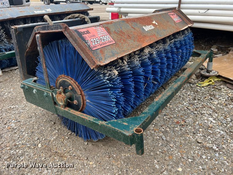 image for item JU9701 2008 Bobcat 48 Angle Broom  compact utility loader broom