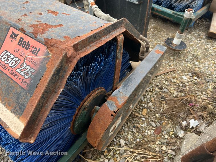 image for item JU9701 2008 Bobcat 48 Angle Broom  compact utility loader broom