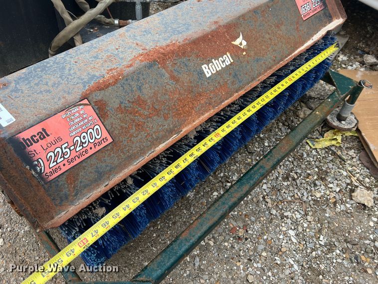 image for item JU9701 2008 Bobcat 48 Angle Broom  compact utility loader broom