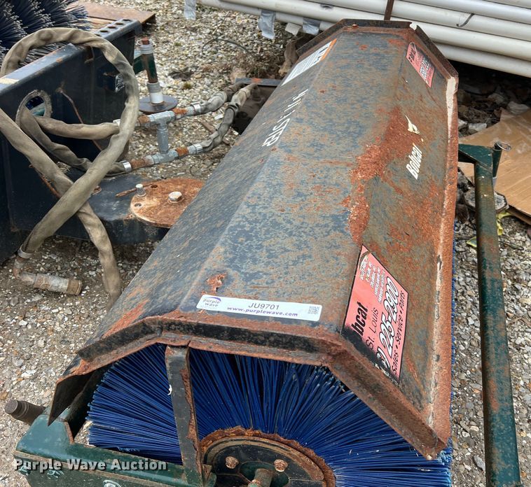 image for item JU9701 2008 Bobcat 48 Angle Broom  compact utility loader broom