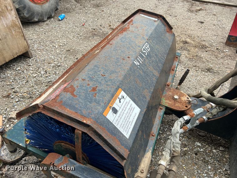 image for item JU9701 2008 Bobcat 48 Angle Broom  compact utility loader broom