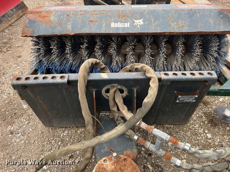 image for item JU9701 2008 Bobcat 48 Angle Broom  compact utility loader broom