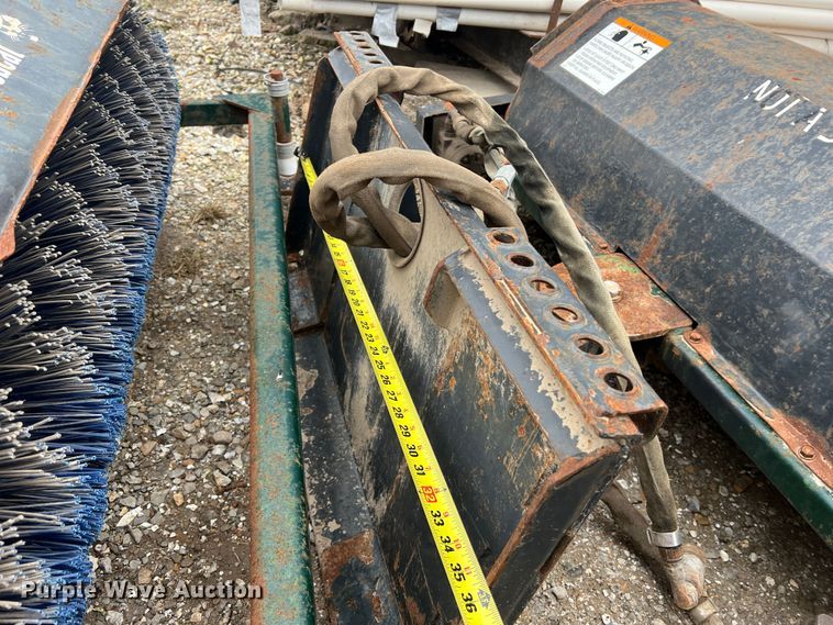 image for item JU9701 2008 Bobcat 48 Angle Broom  compact utility loader broom