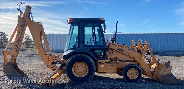 image for item JW9232 Case 580L  backhoe
