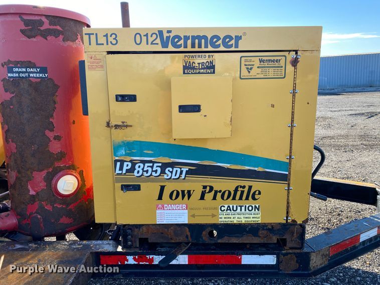 image for item JW9249 2012 Vermeer LP855SDT  vacuum excavator
