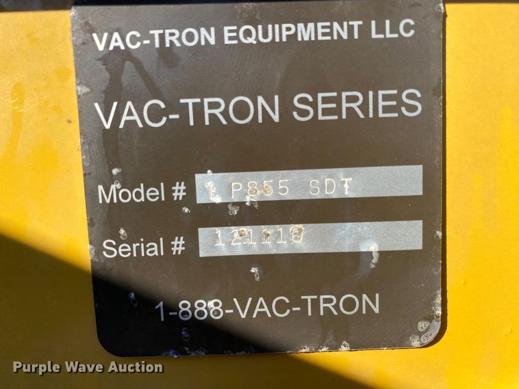 image for item JW9249 2012 Vermeer LP855SDT  vacuum excavator