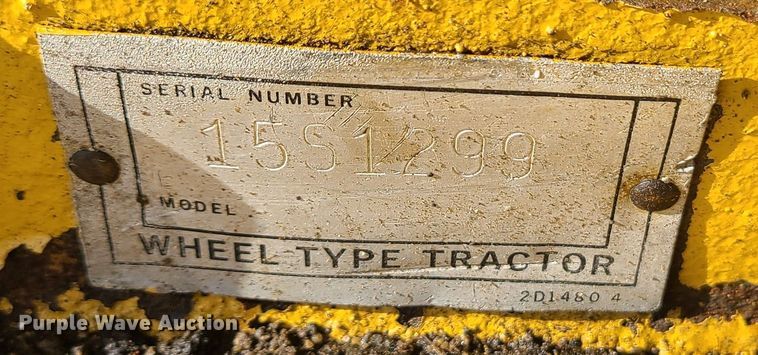 image for item JW9838 1979 Caterpillar 627B  conventional scraper
