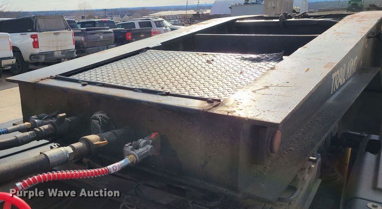 image for item JW9839 1987 Trail King HG  lowboy equipment trailer