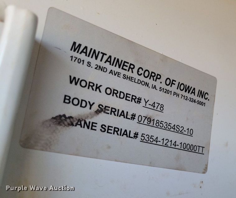 image for item LG9442 2008 Chevrolet C7500  utility / service truck