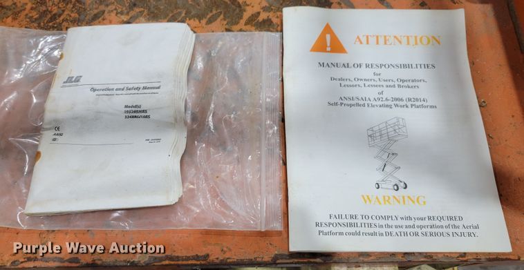 image for item LY9912 JLG 1932RS  scissor lift