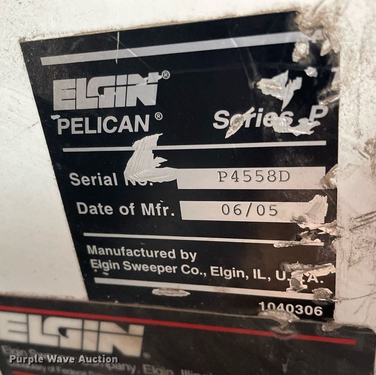 image for item MA9802 2005 Elgin Pelican  street sweeper