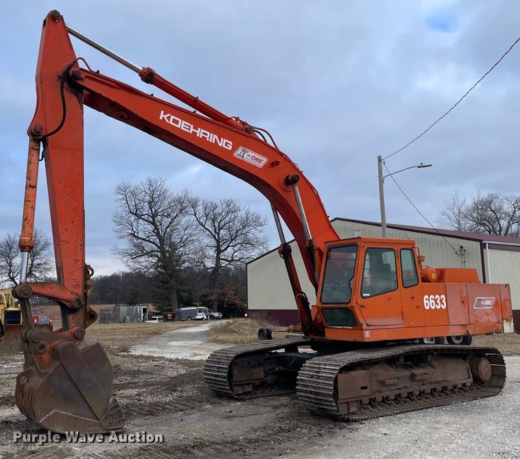 image for item MA9804 1986 Koehring 6633  excavator
