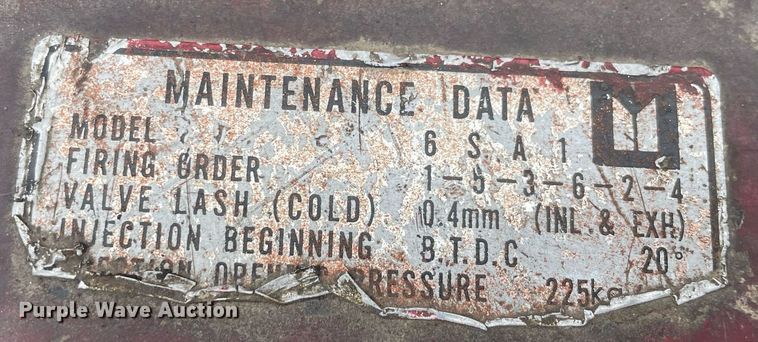 image for item MA9804 1986 Koehring 6633  excavator