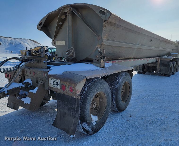 image for item ME9642 2005 Smith Co  side dump trailer