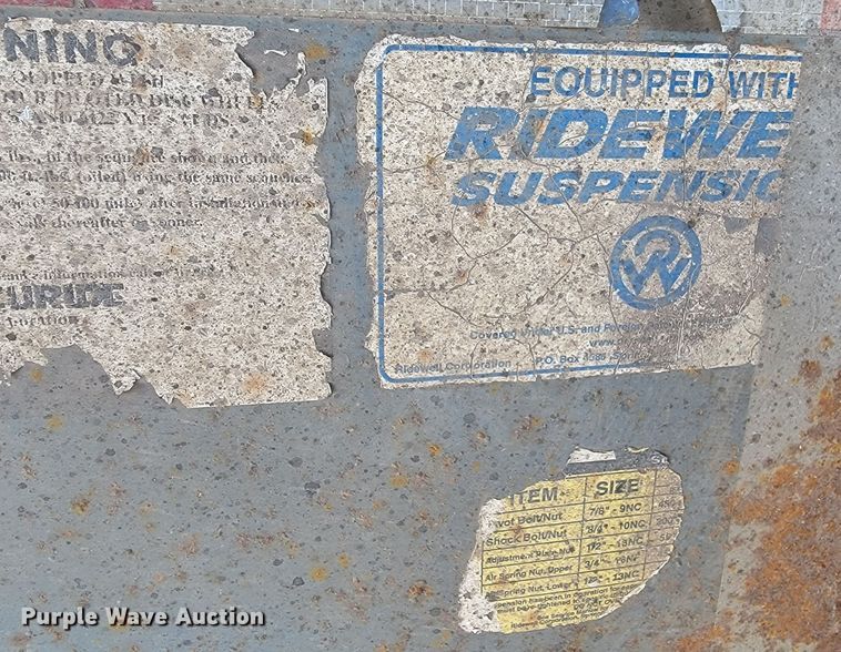 image for item ME9642 2005 Smith Co  side dump trailer