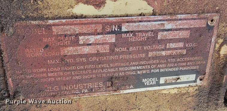 image for item ME9643 JLG 25RTS  scissor lift