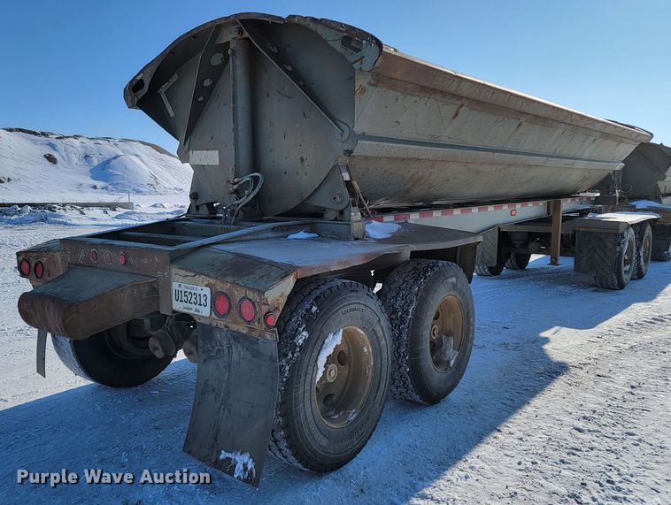 image for item ME9645 2005 Smith Co  side dump trailer