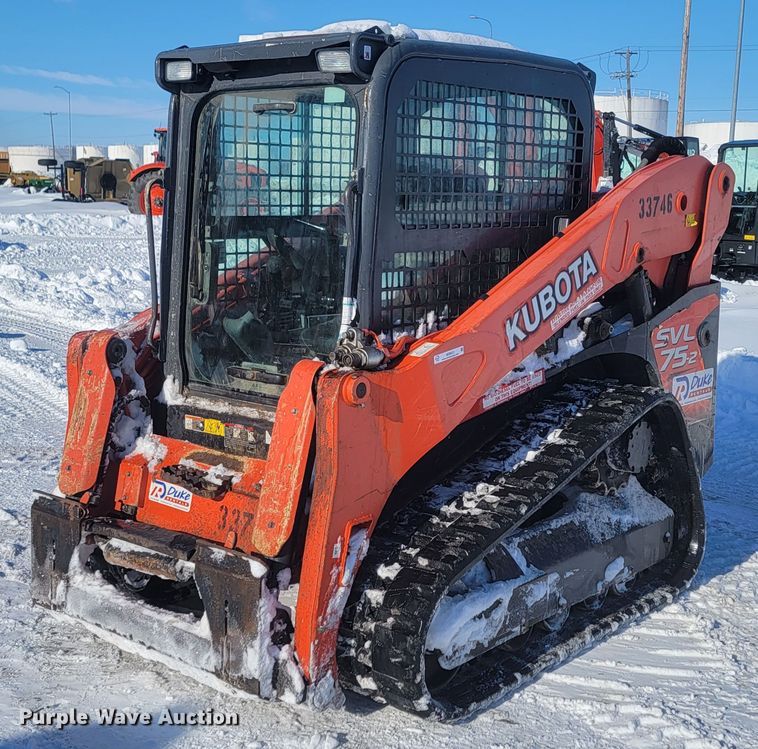 image for item ME9653 Kubota SVL 75-2  tracked skid steer loader