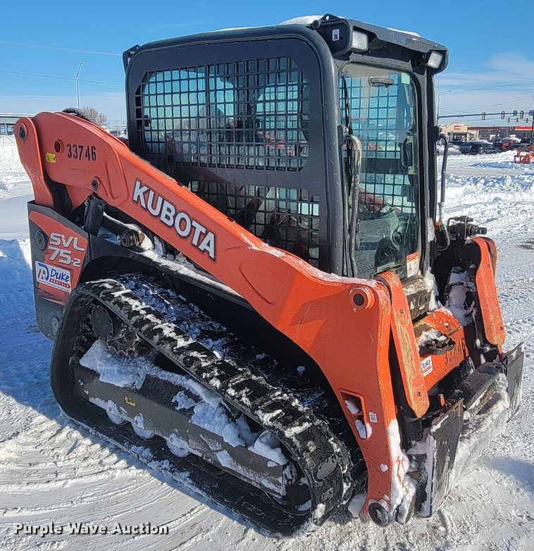 image for item ME9653 Kubota SVL 75-2  tracked skid steer loader