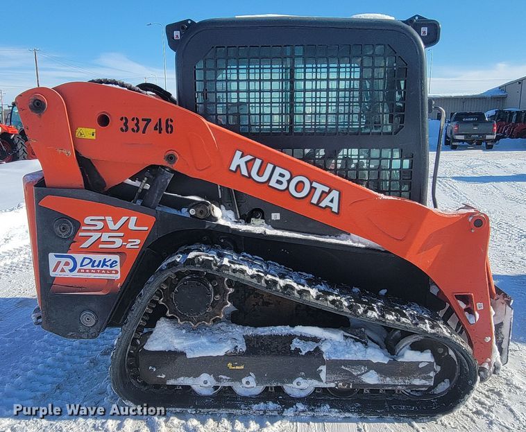 image for item ME9653 Kubota SVL 75-2  tracked skid steer loader